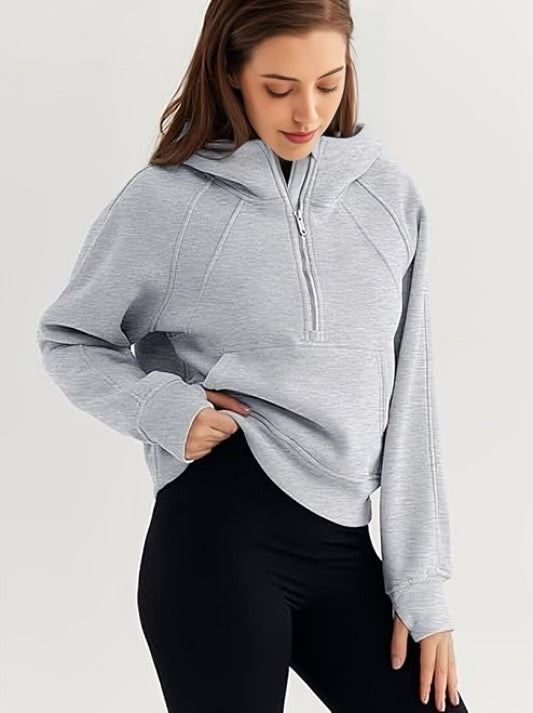 kangaroo pocket hoodie women's