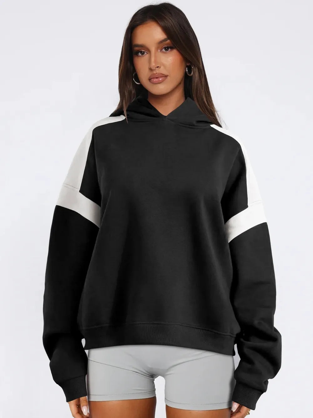 women's oversized hoodie Black