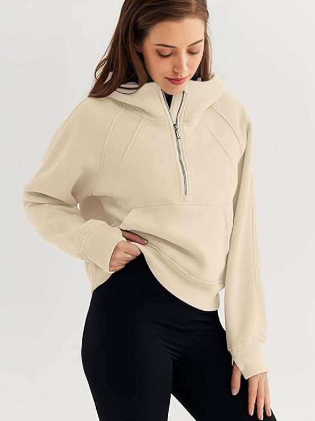 kangaroo pocket hoodie women's