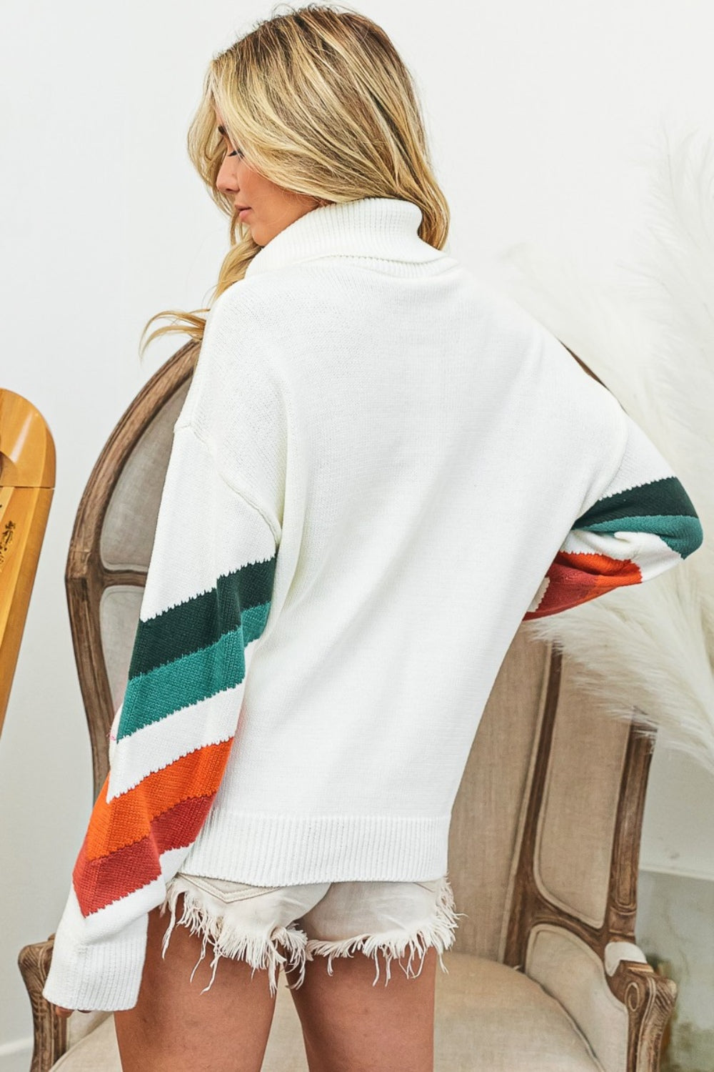 chevron pattern sweater