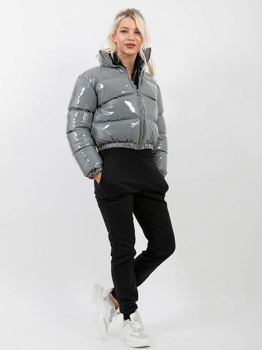 cropped puffer jacket