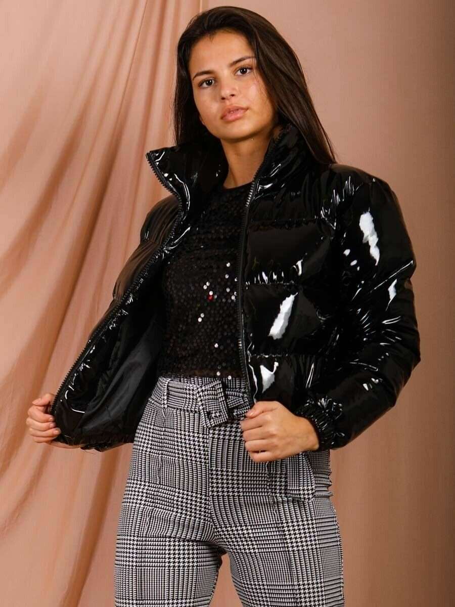 cropped puffer jacket