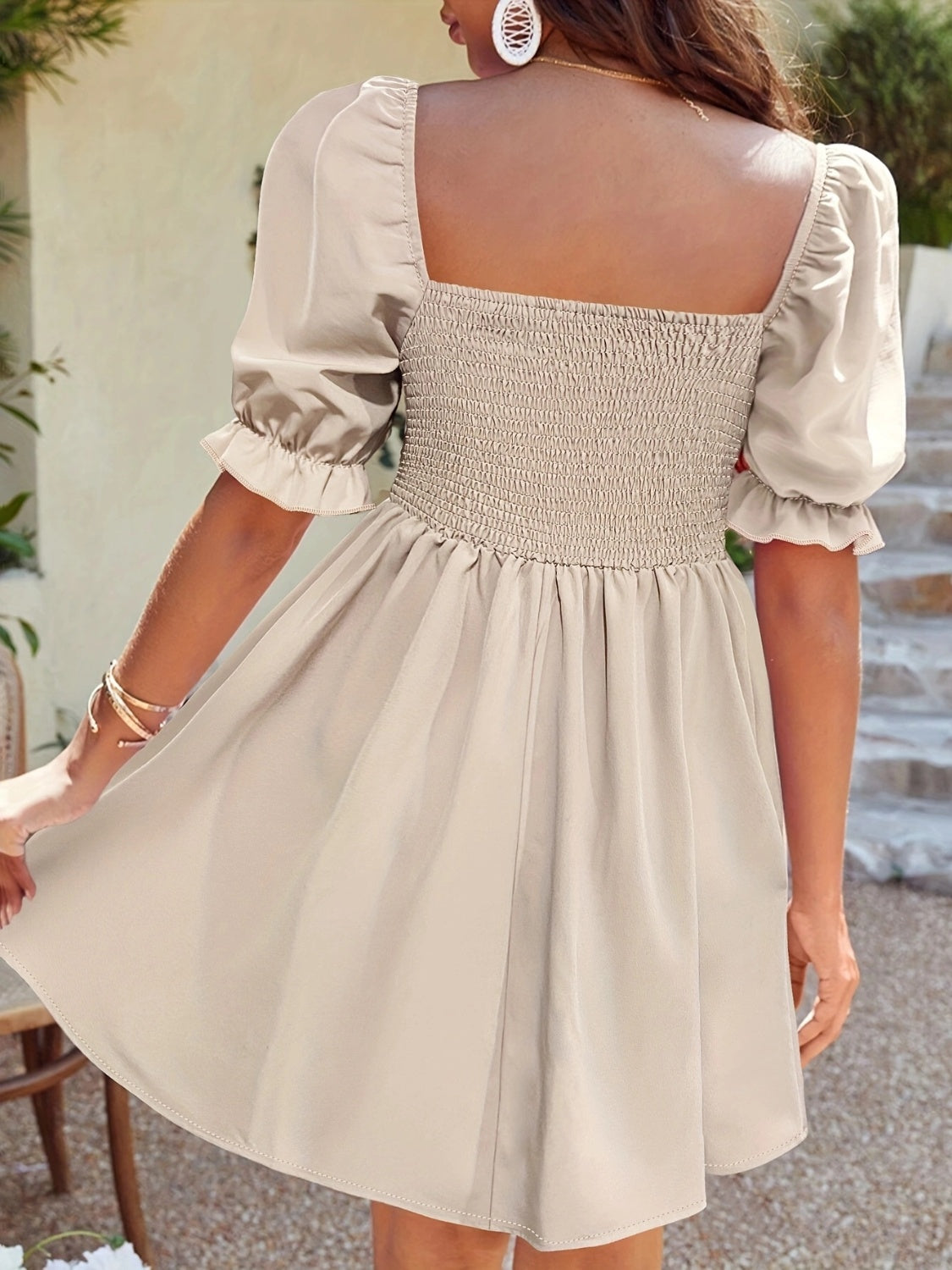 puffy dress short