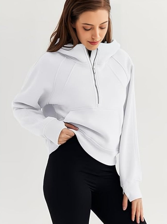 kangaroo pocket hoodie women's