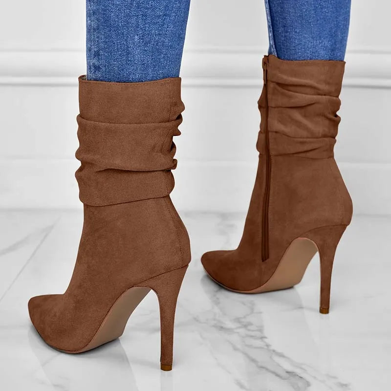 womens suede ankle boots