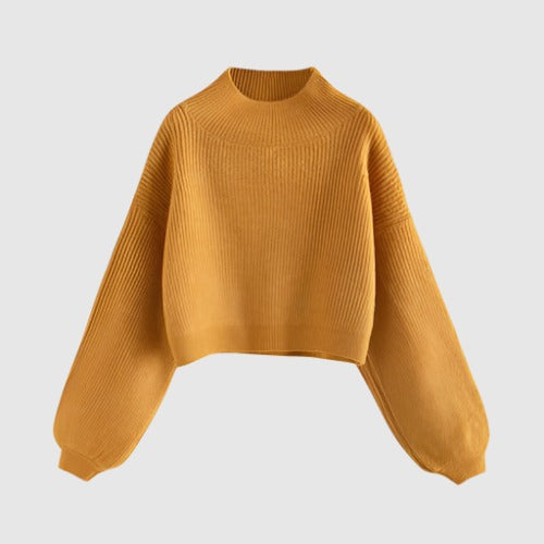 puff sleeve blouse Yellow One size