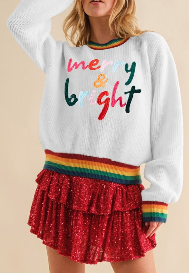 merry and bright sweater