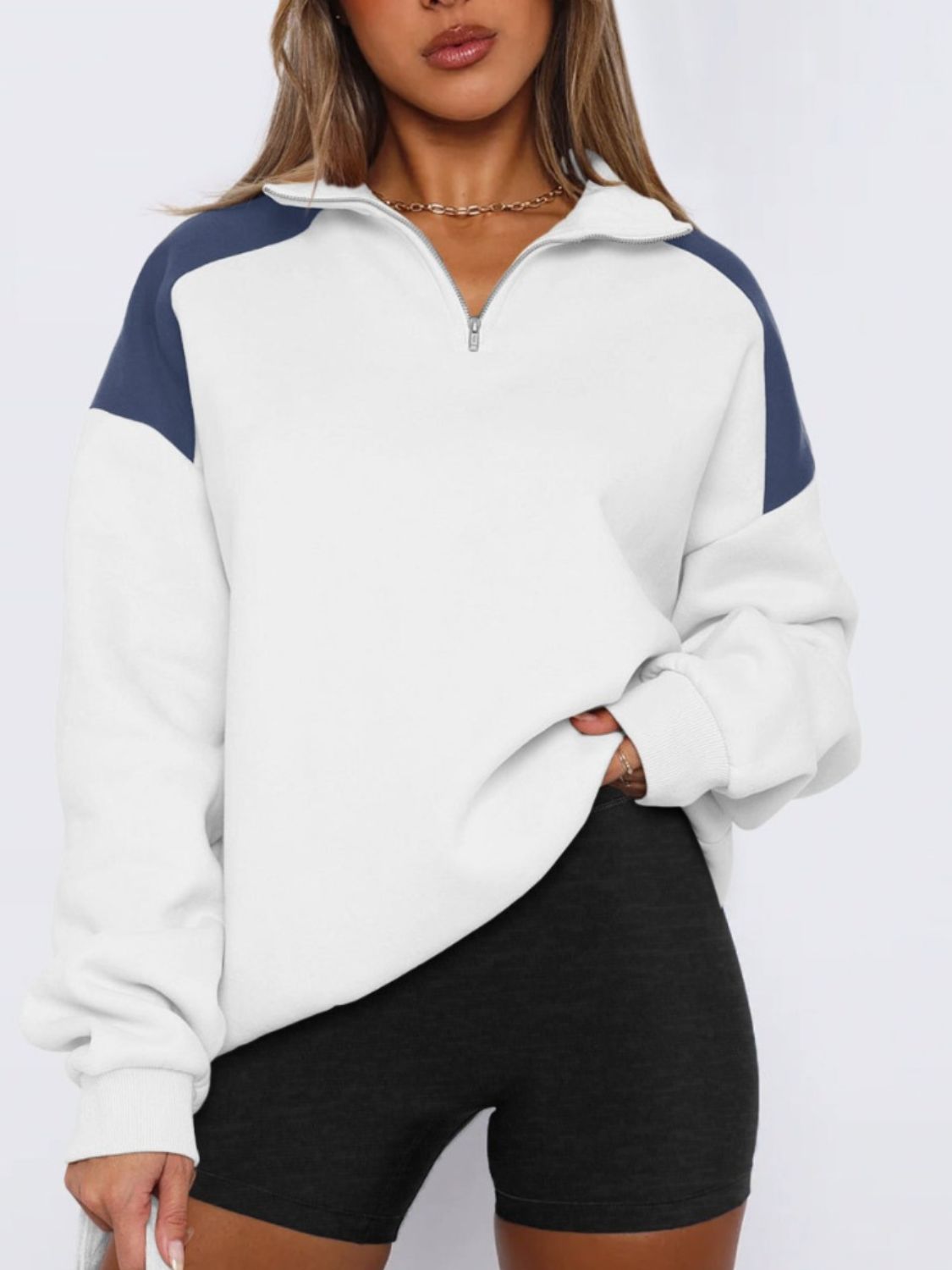 quarter zip women's pullover