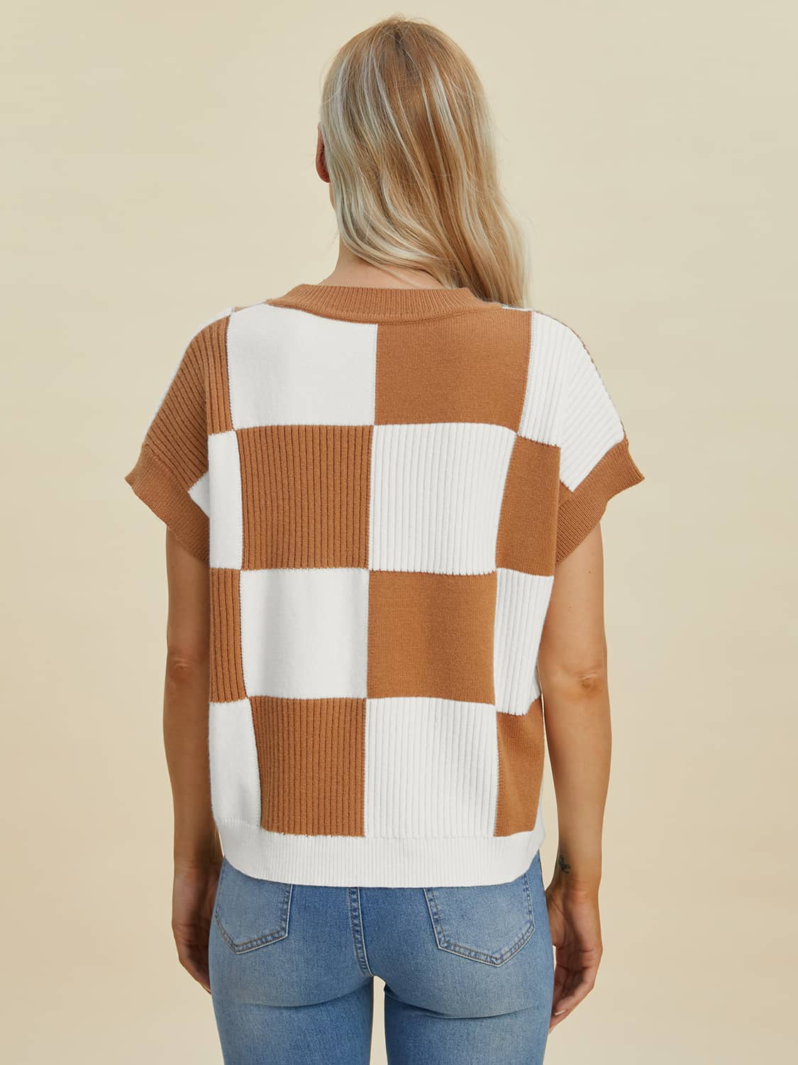 short sleeve sweater top