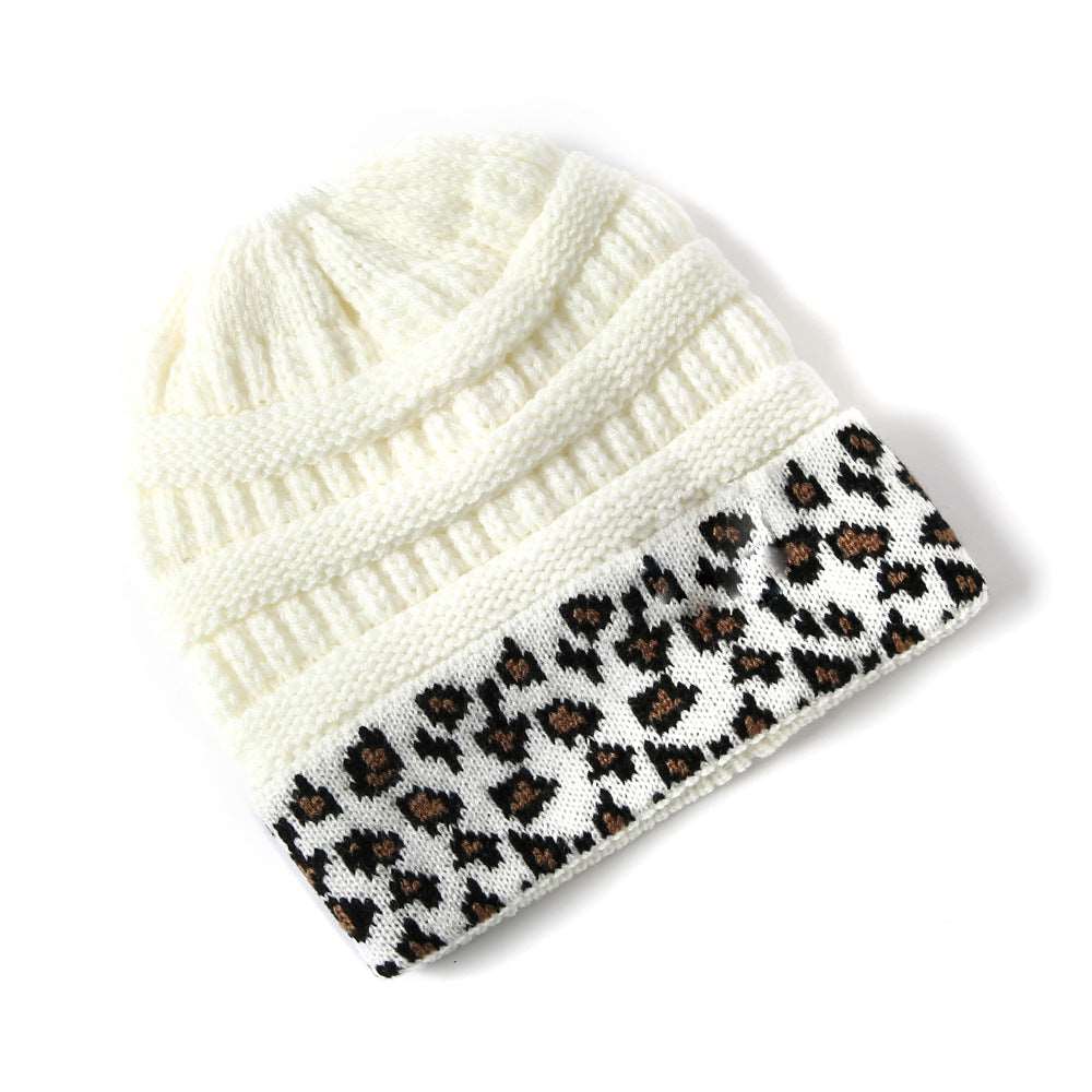 Leopard Print winter hat