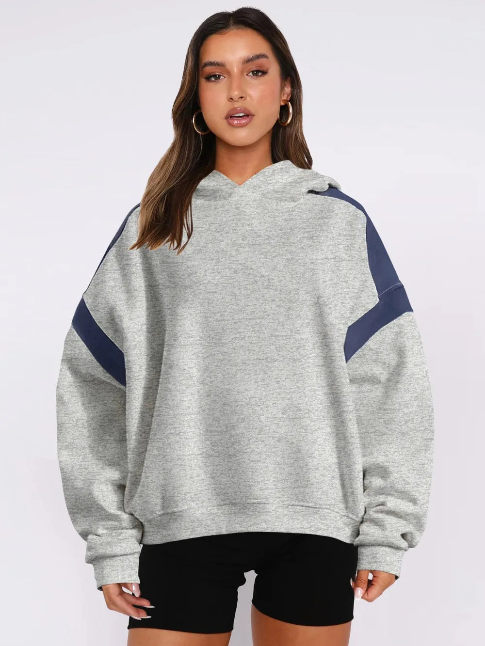 women's oversized hoodie Light Gray