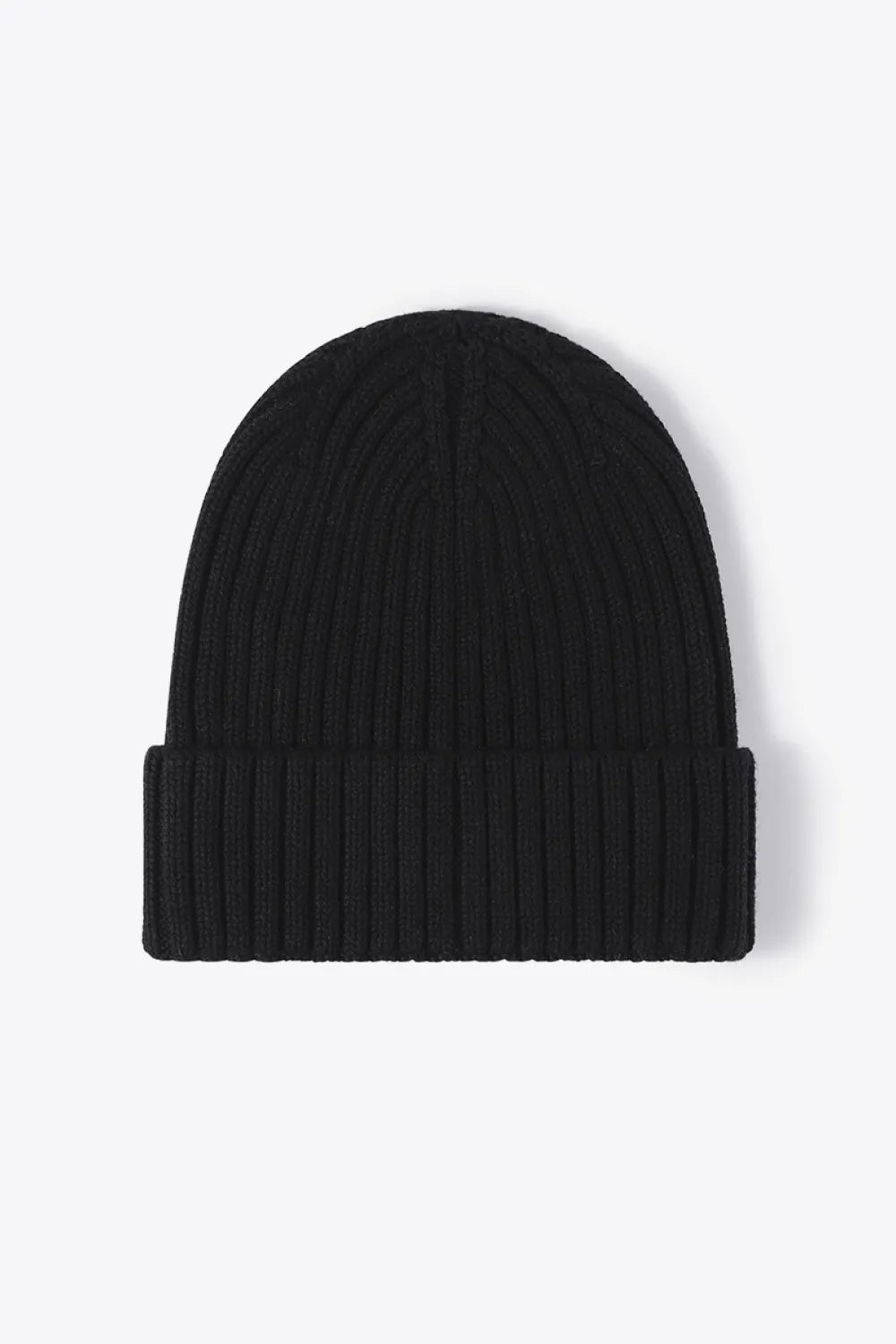 Comfortable Cuffed Beanie Black One Size