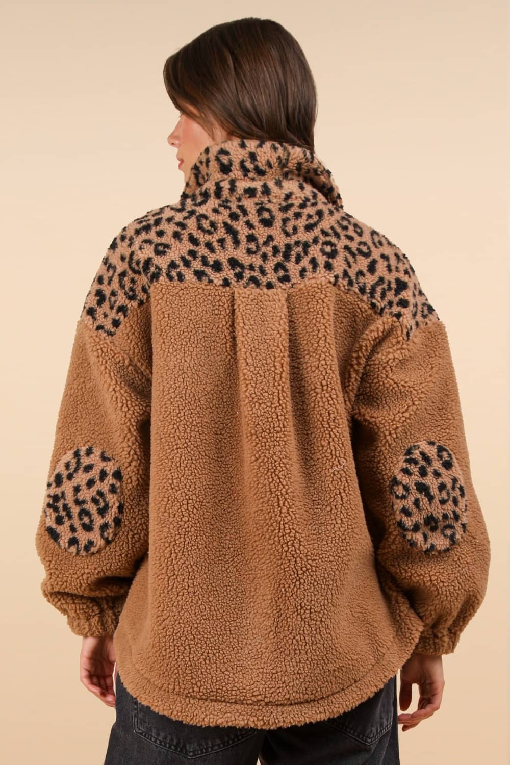 leopard print women's jacket