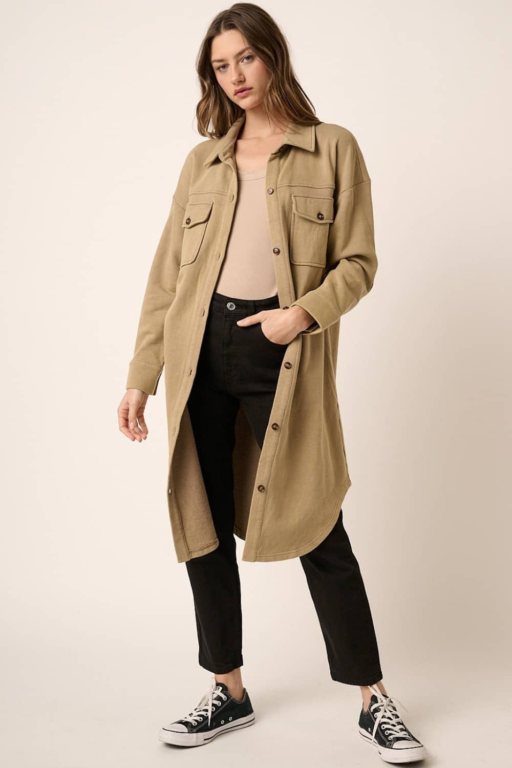 french terry jacket women's