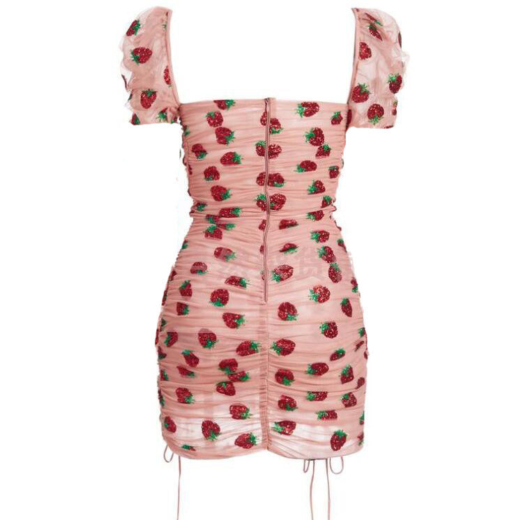 strawberry dress pink