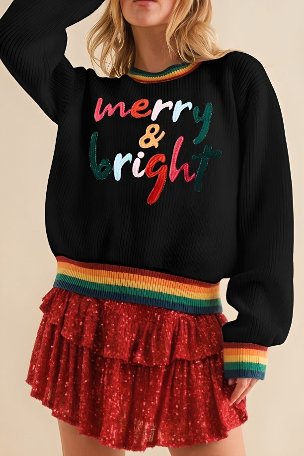 merry and bright sweater