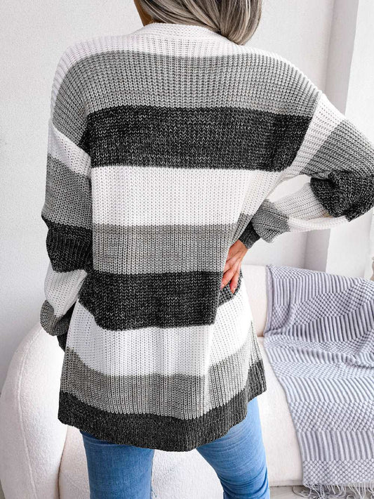 color block cardigan