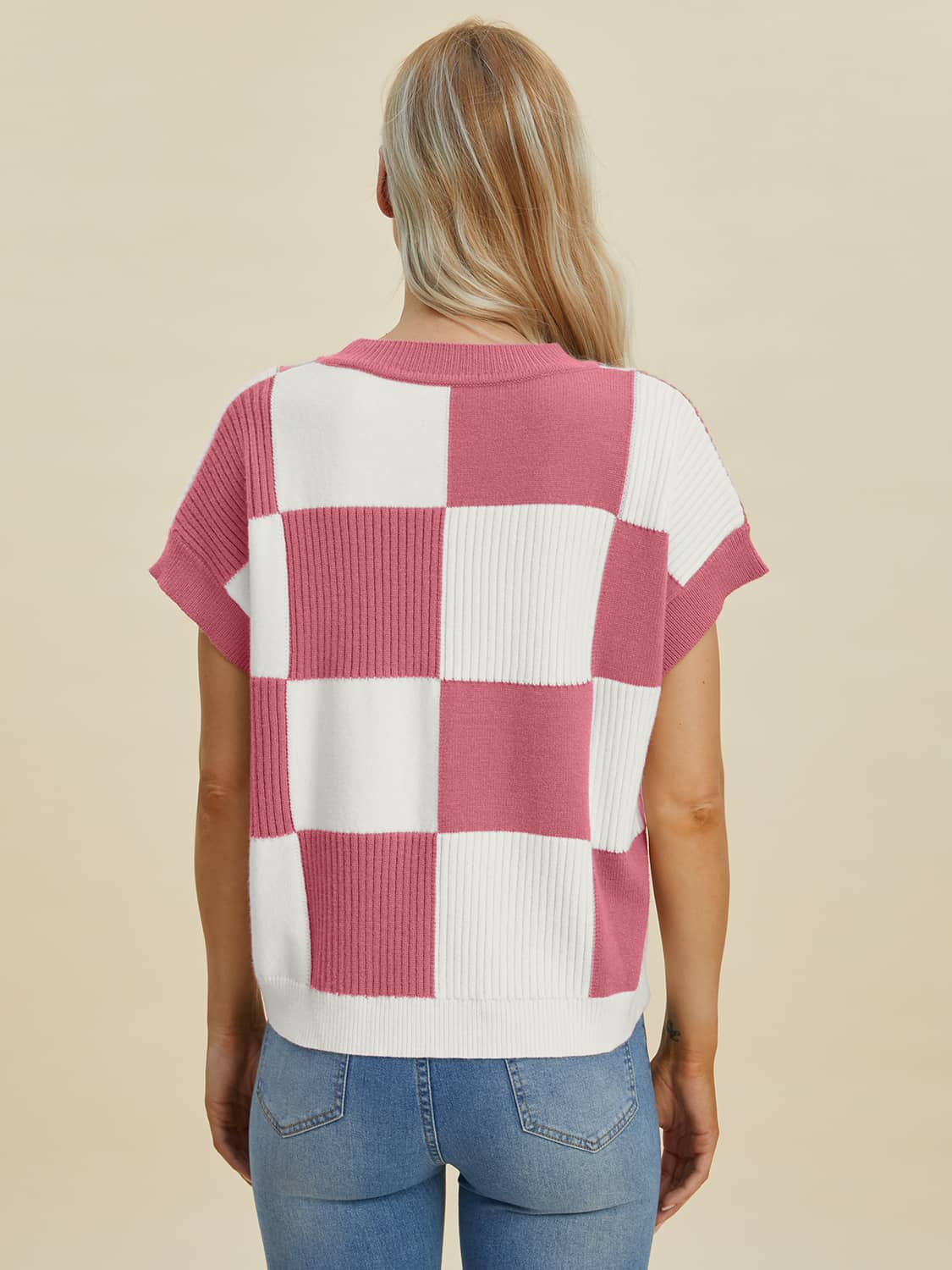 short sleeve sweater top