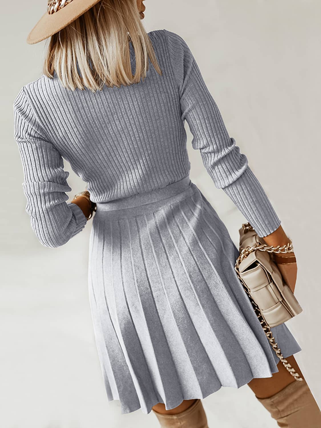 sweater dress tie waist