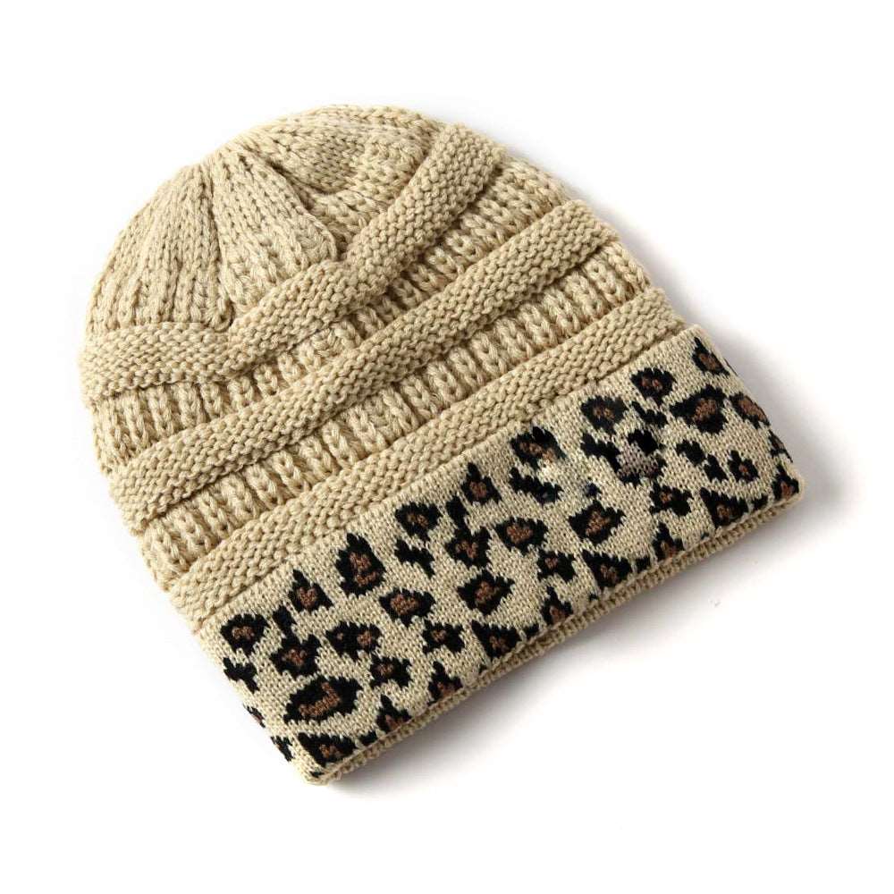 Leopard Print winter hat