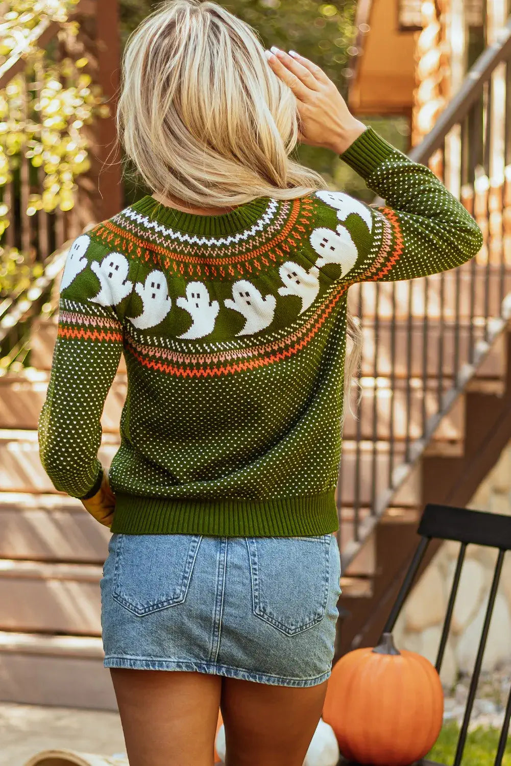 women's ghost sweater