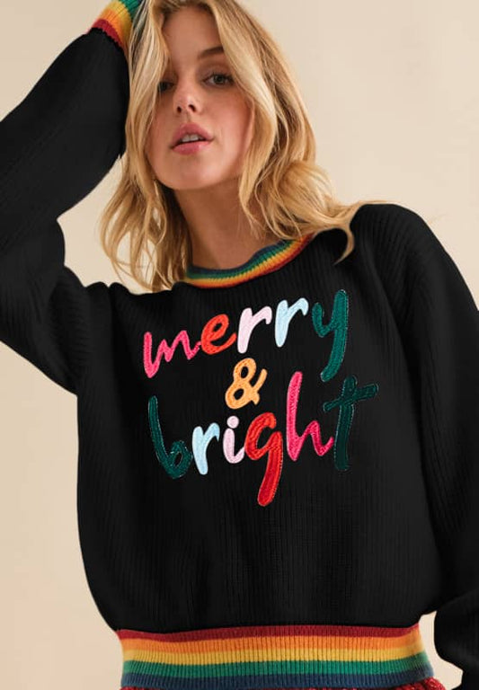 merry and bright sweater