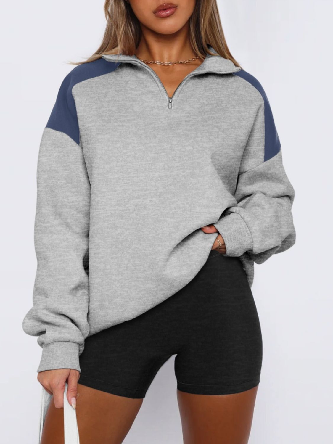 quarter zip women's pullover