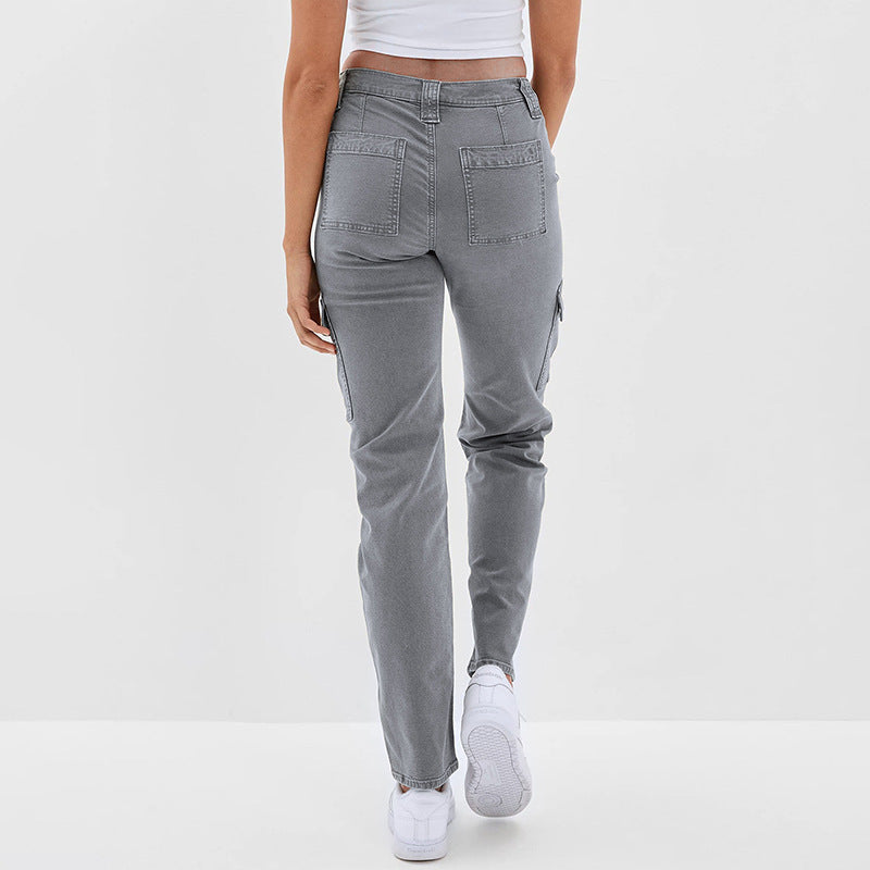 grey cargo pants