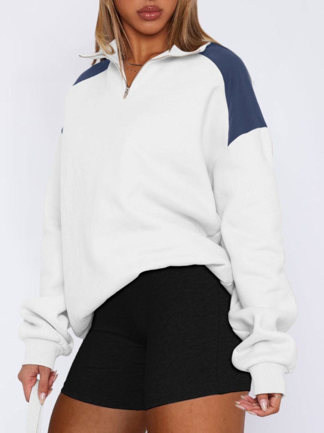 quarter zip women's pullover