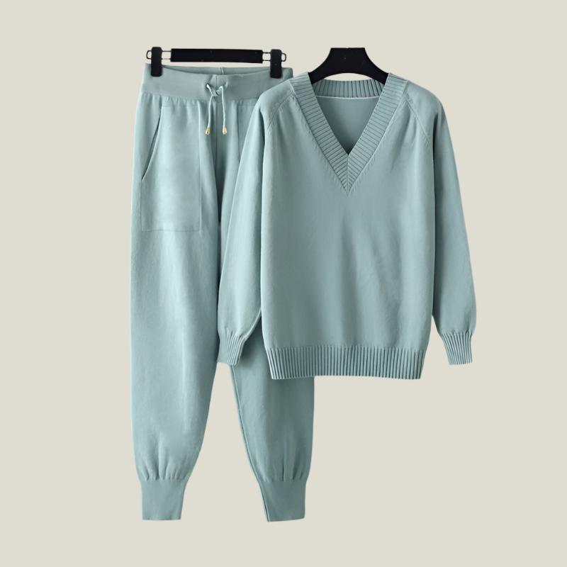 matching lounge set women's Green One size