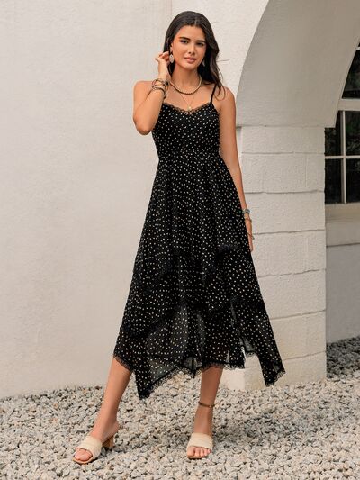 black midi dress casual Black