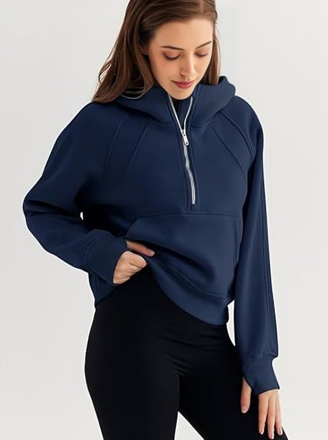 kangaroo pocket hoodie women's