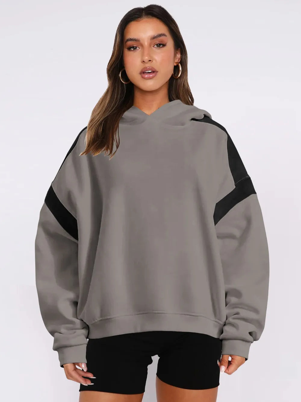 women's oversized hoodie Mocha