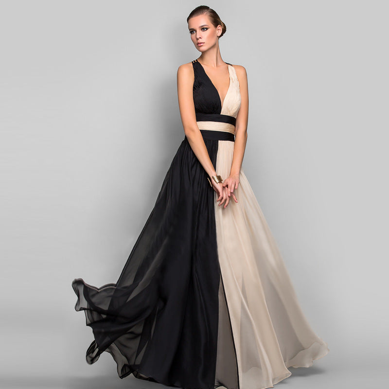 backless formal maxi dress