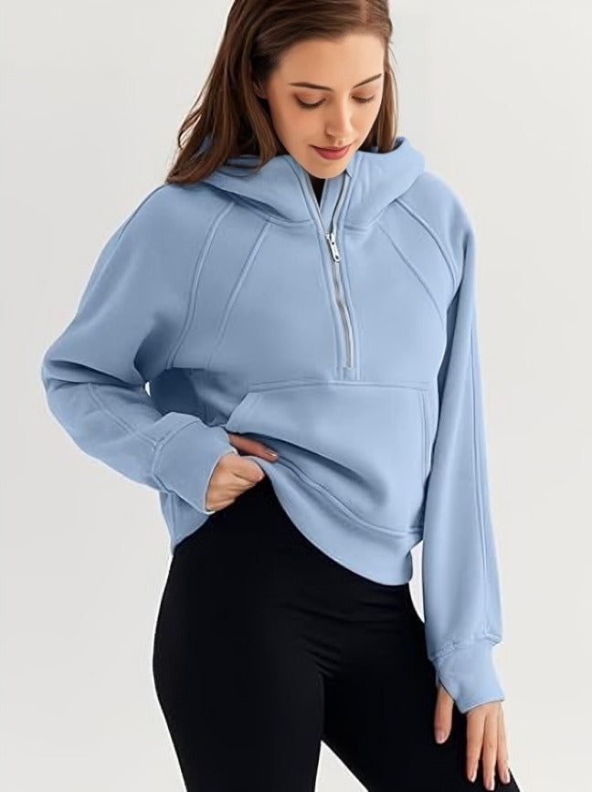 kangaroo pocket hoodie women's