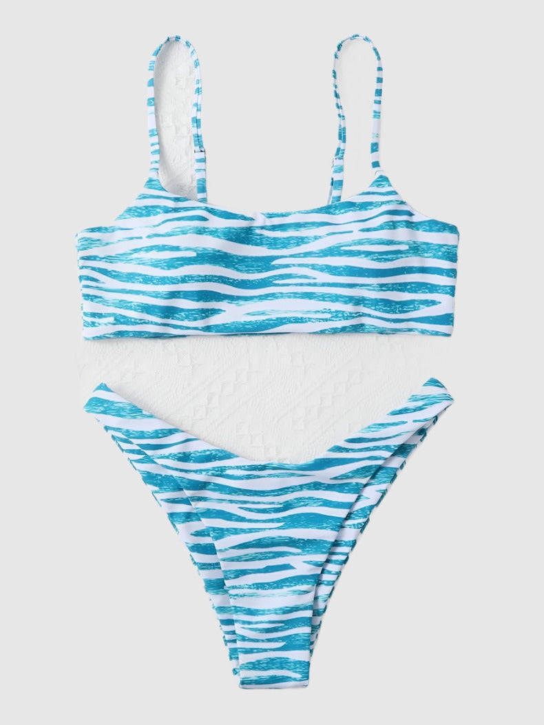 stripe bikini