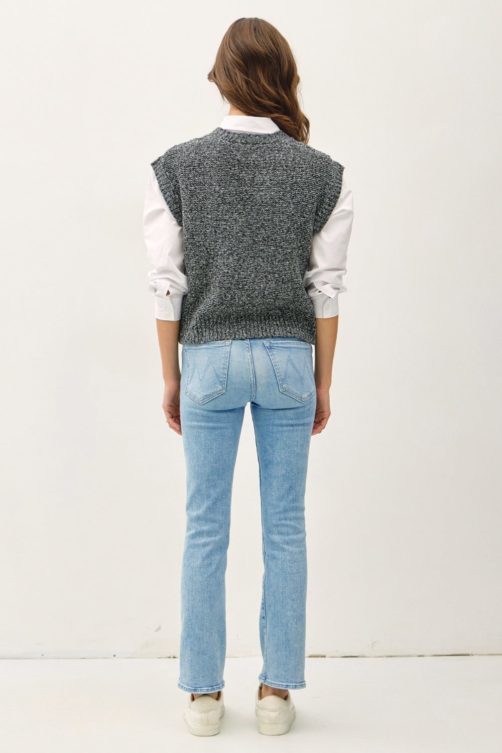 cable knit sweater vest women's