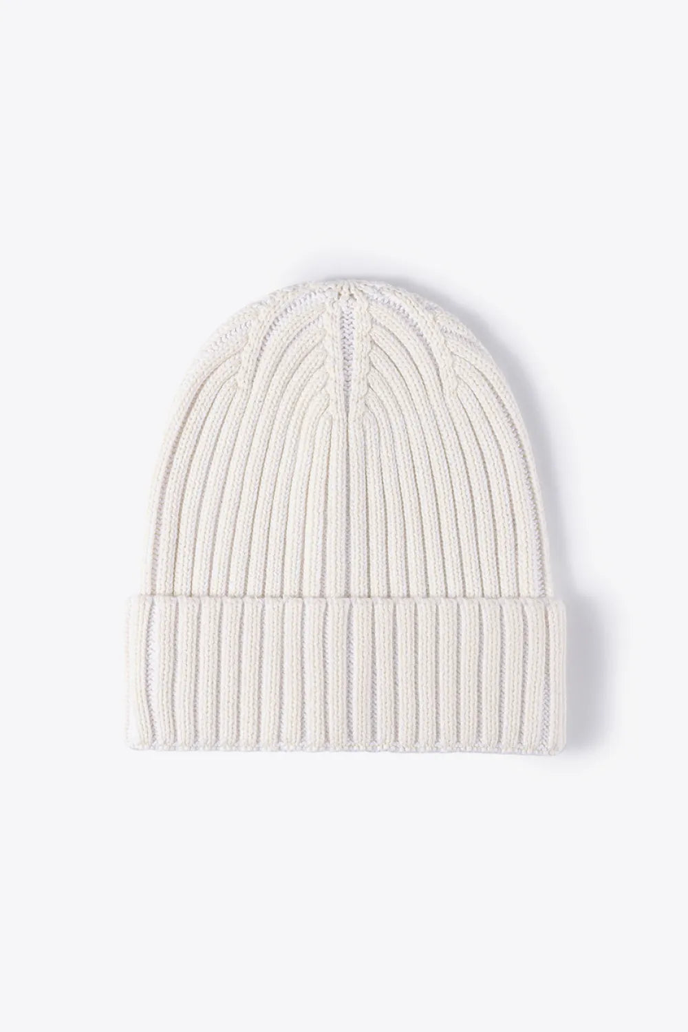 Comfortable Cuffed Beanie White One Size