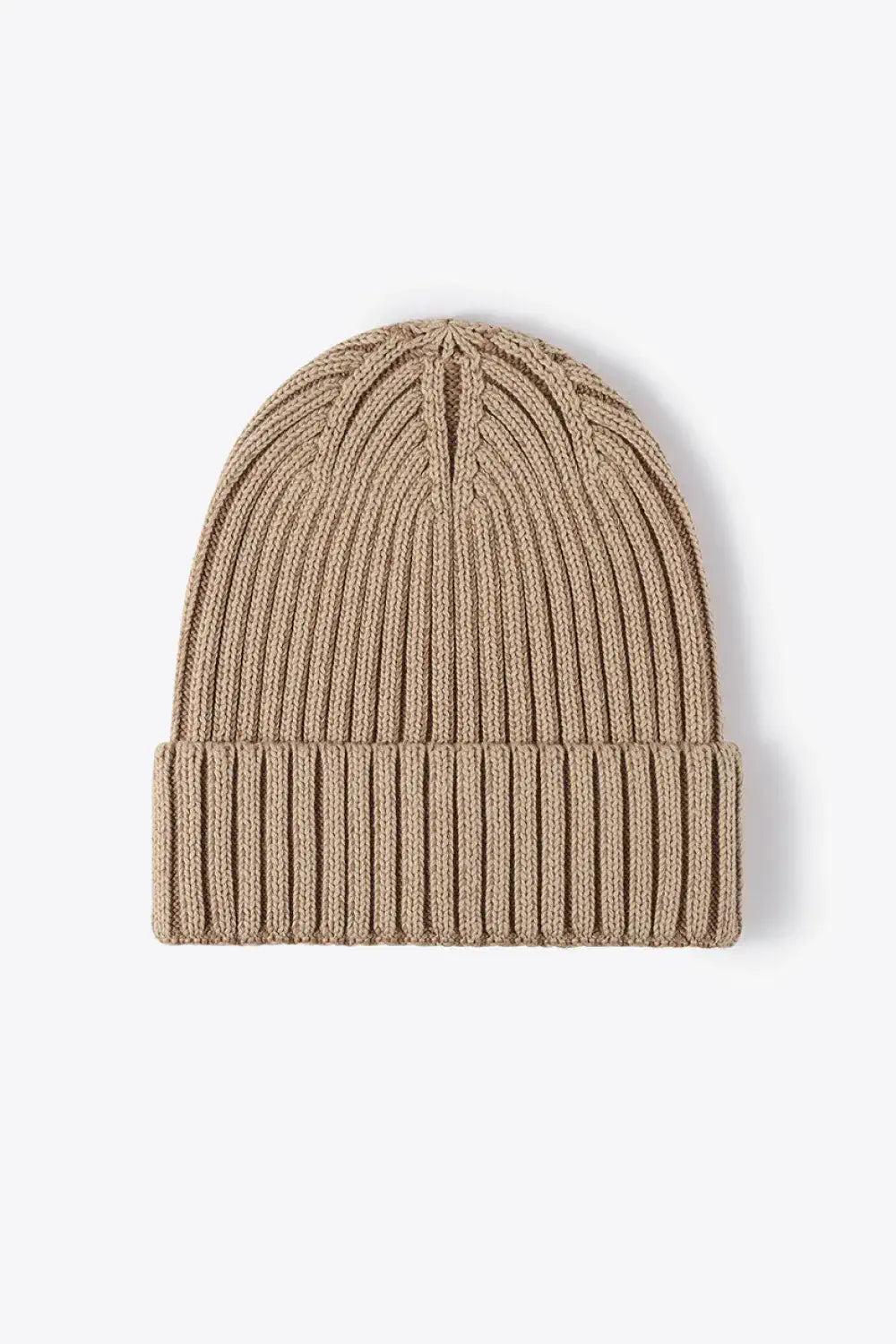 Comfortable Cuffed Beanie Khaki One Size