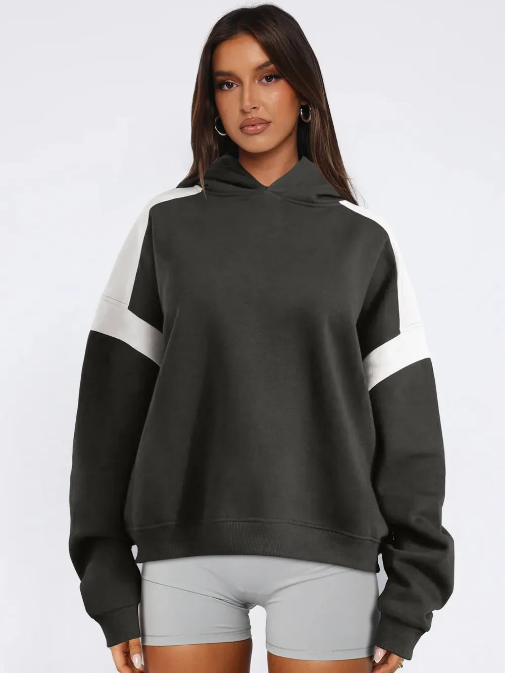 women's oversized hoodie Dark Gray