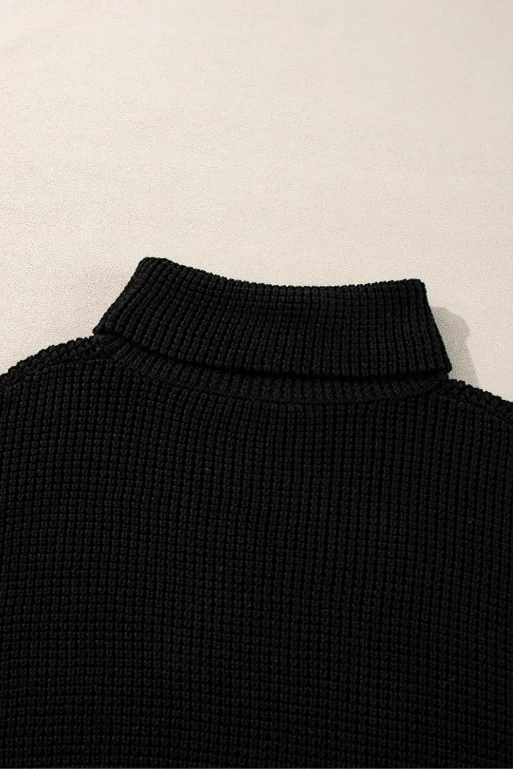 women's striped turtleneck sweater