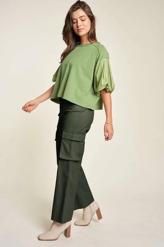 women's olive green cargo pants