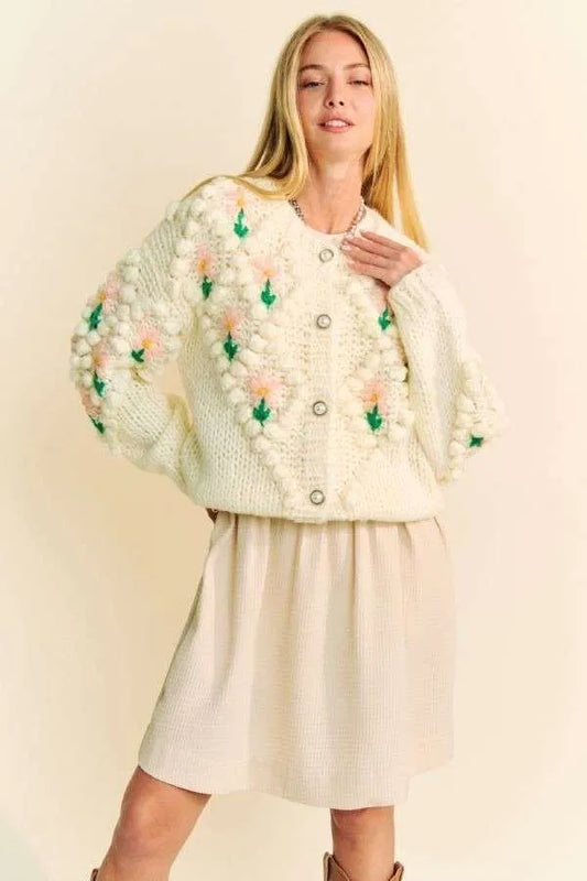 floral cardigan women