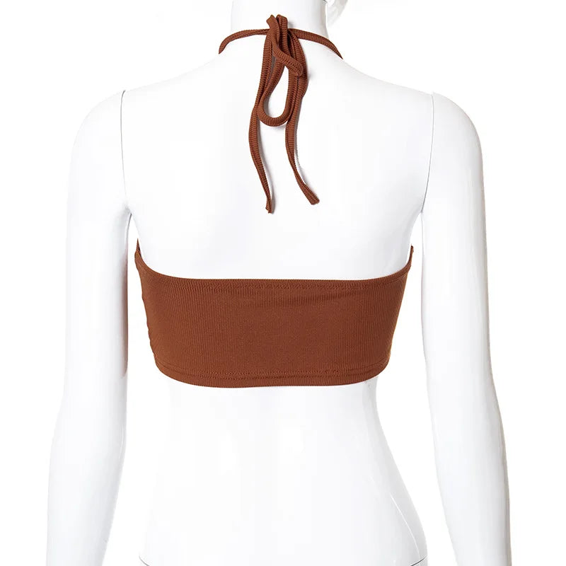 halter crop top