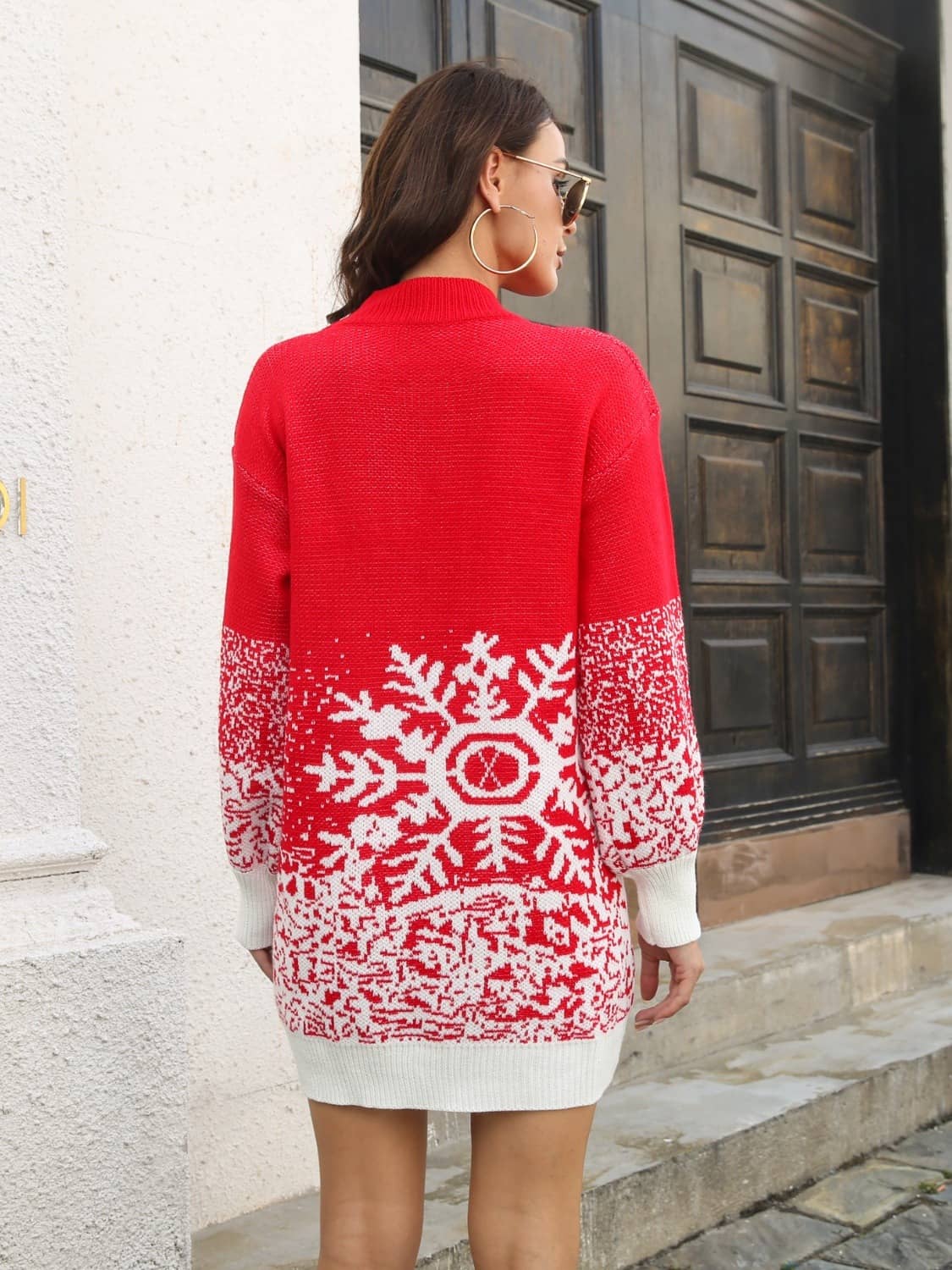 christmas sweatshirt dress