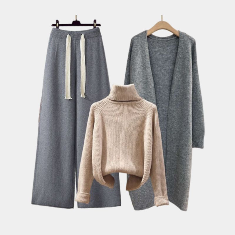 3 piece womens outfit Grey