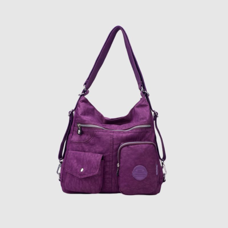 large shoulder bag Purple