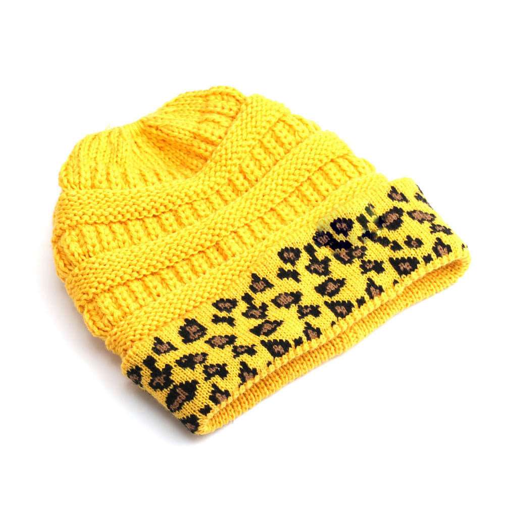 Leopard Print winter hat