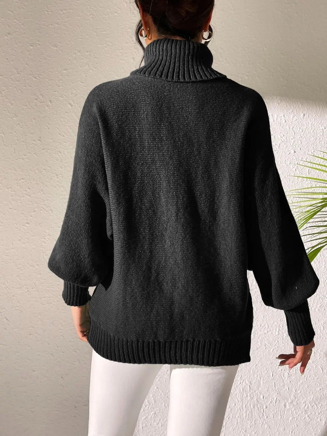 women's turtle neck sweater