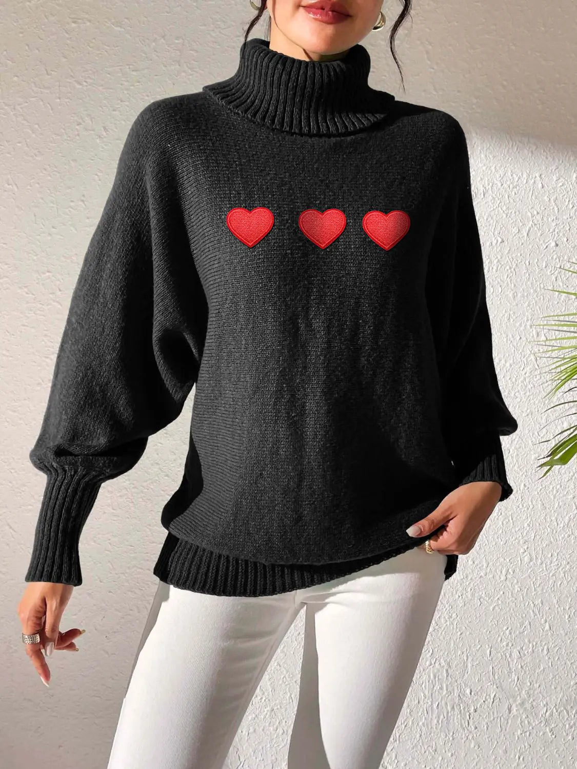 women's turtle neck sweater